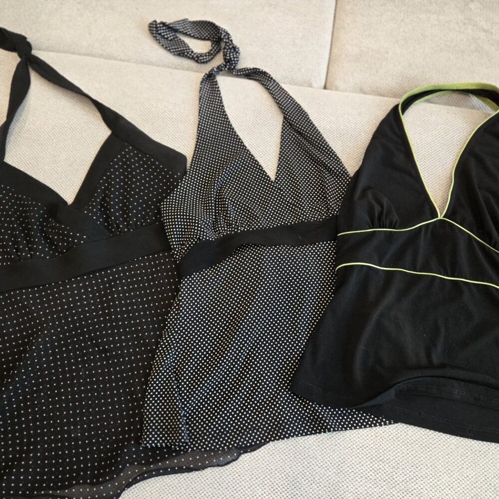 Three Super Cute Halter Tops